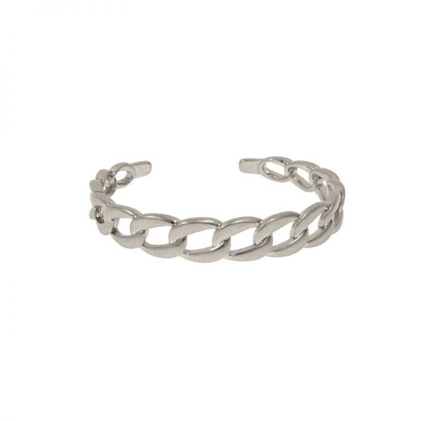 Oval Link Cuff Bracelet