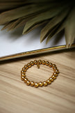 Round Bead Bracelet - Gold