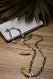 Paperclip Chain Necklace - Mixed Metals