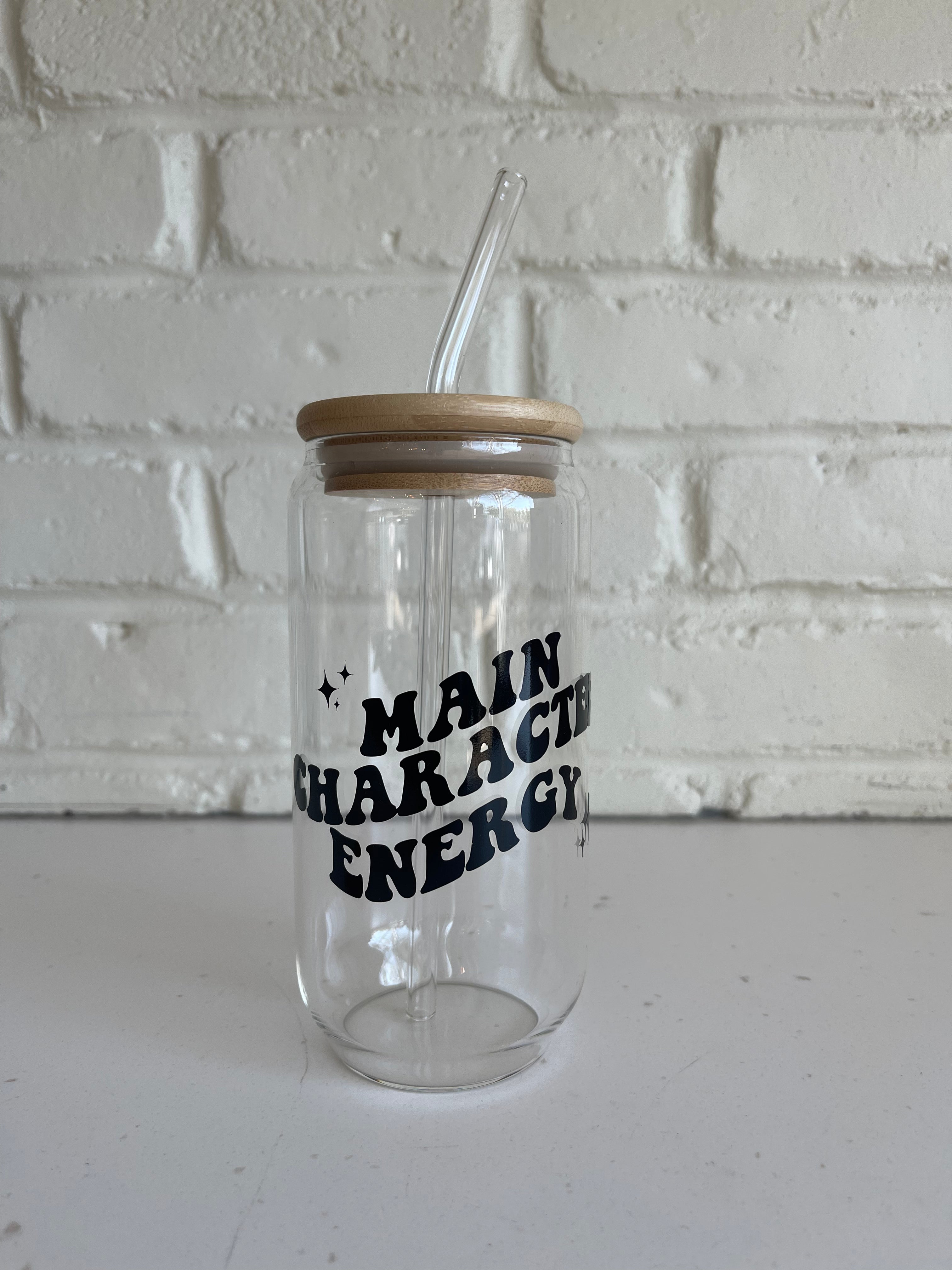 Main Character Energy Glass Cup