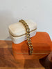 Gold Box Chain Link Bracelet