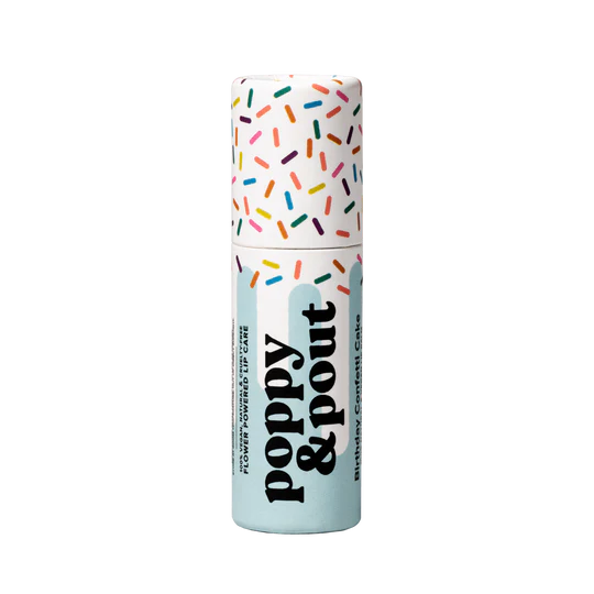 Poppy and Pout - Birthday Confetti Cake, Blue