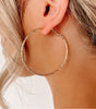 Thin  Hoop Earrings