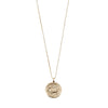 Aries Horoscope Necklace Gold Plated Crystal