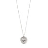 Taurus Horoscope Necklace Silver Plated Crystal