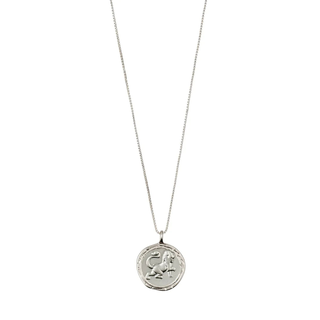 Leo Horoscope Necklace Silver Plated Crystal