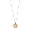 Libra Horoscope Necklace Gold Plated Crystal