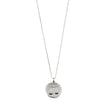 Libra Horoscope Necklace Silver Plated Crystal